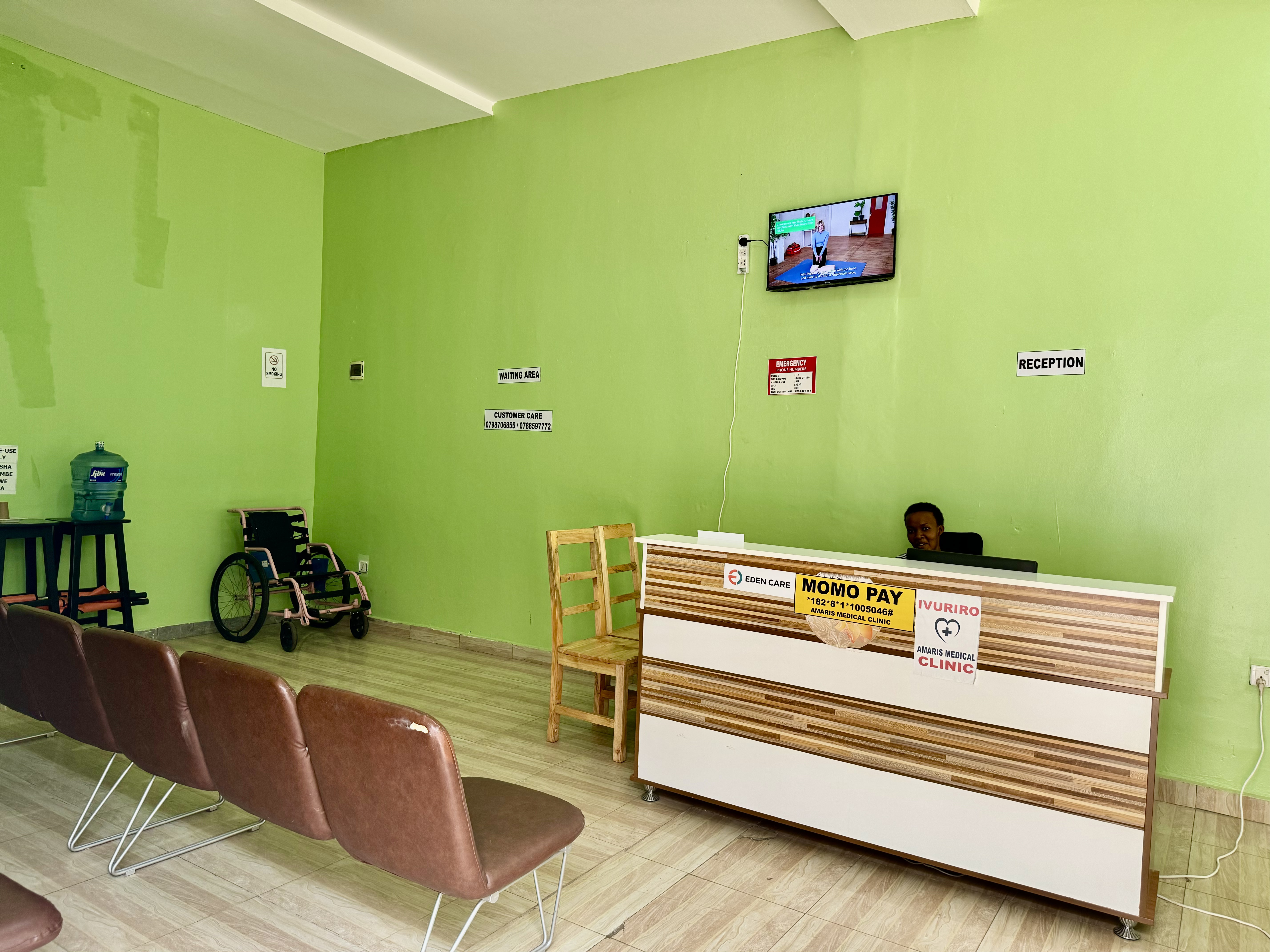 Medical facility interior